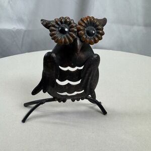 Pier 1 Primitive Picture HoldersRustic Brown Owl Shaped Photo Holder Clip
